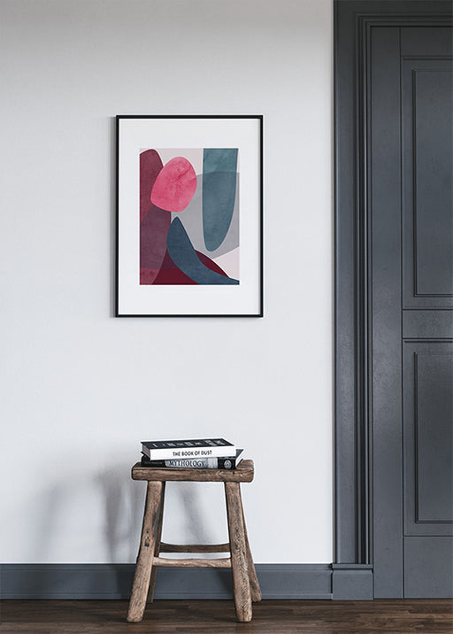 Superposition abstraite n°2 Affiche