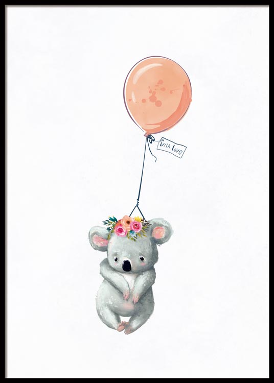Fliegende Koala Poster