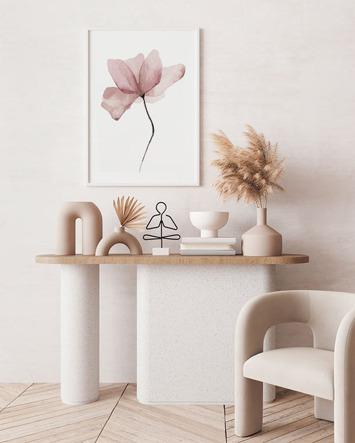 Aquarelle Fleurs Affiche