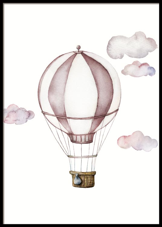 Hot Air Balloon Poster