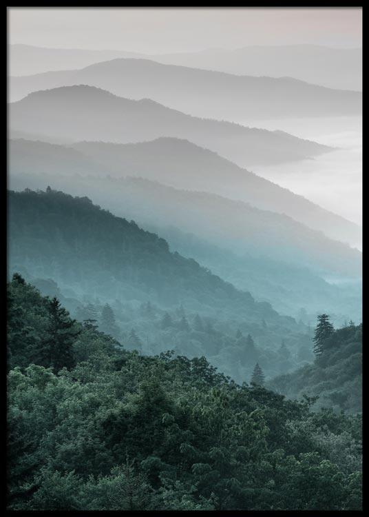 Rolling Mountains Poster