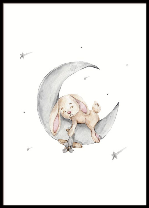 Sleeping Bunny Poster