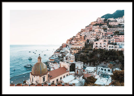 Bord de mer d'Amalfi Affiche