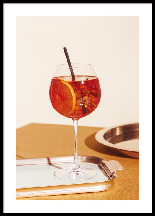Aperol Spritz Drink Poster