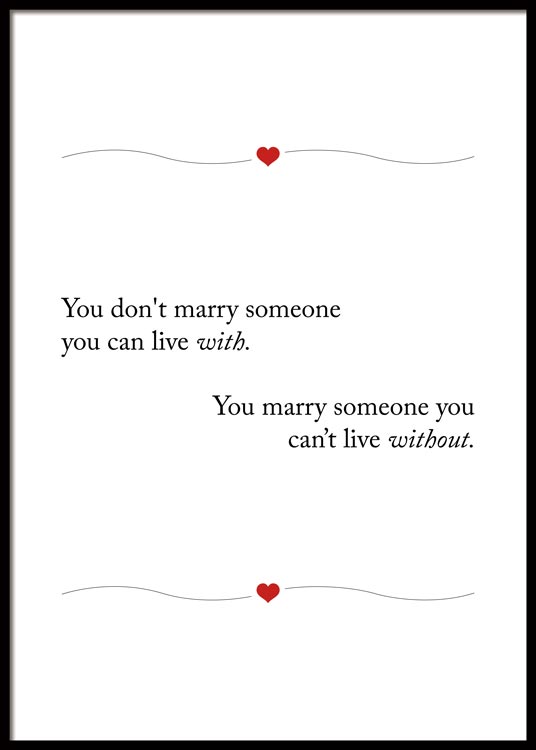 Marry the One Poster