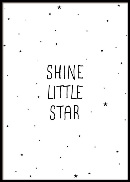 Shine Little Star Poster