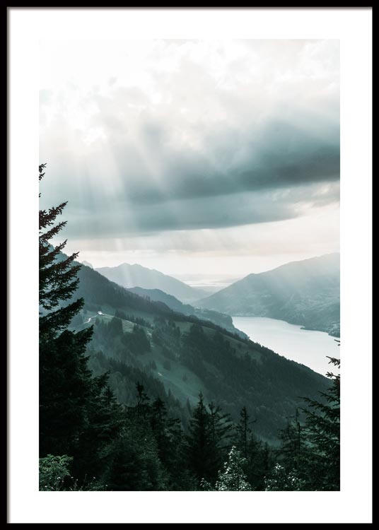 Walensee Sunset Poster