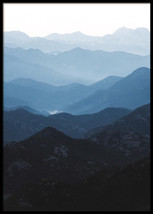 Mountain Layers Affiche