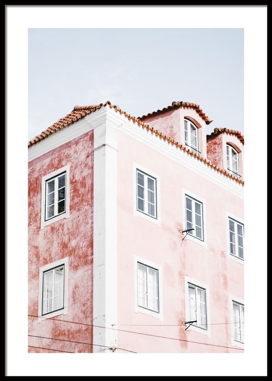 Pink House Poster