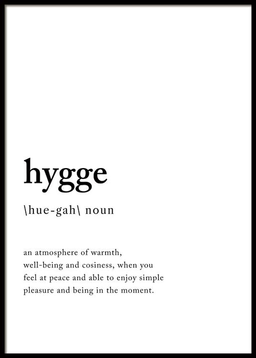 Hygge Affiche