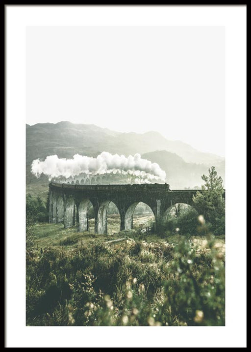 Train écossais Affiche