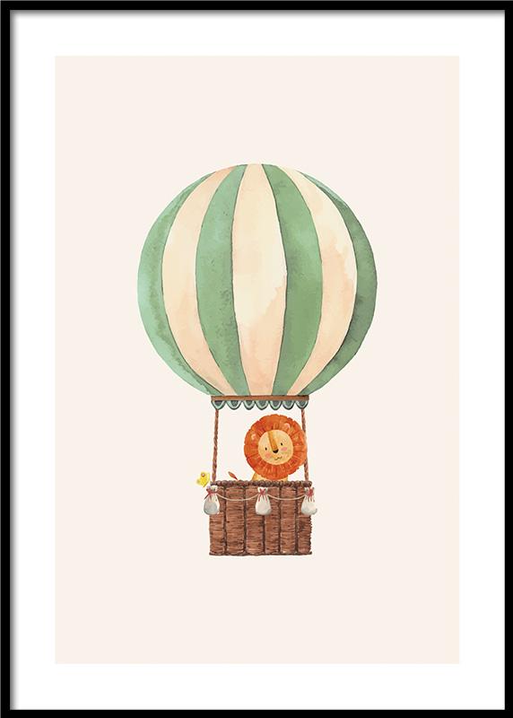 Hot Air Balloon No3 Poster