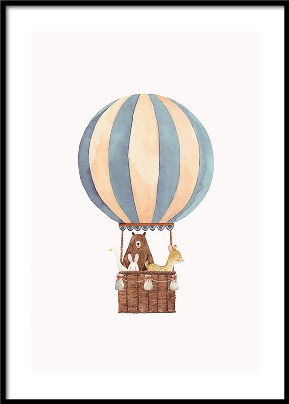 Hot Air Balloon No1 Poster