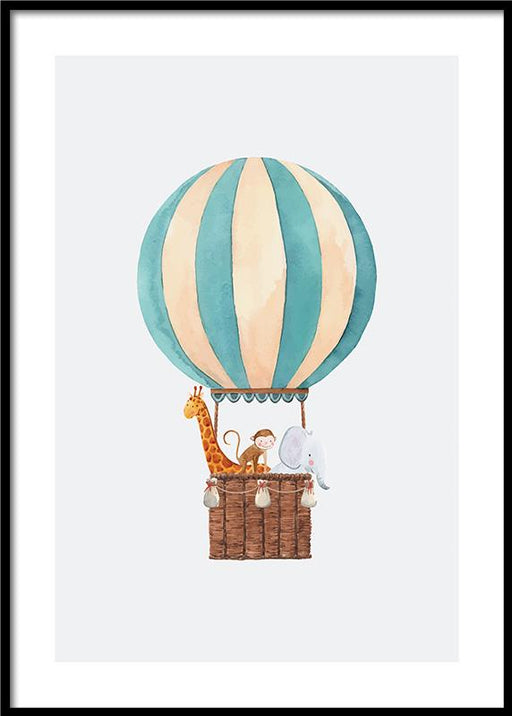 Heißluftballon No2 Poster