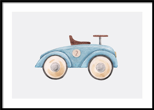 Race Car No2 Poster – Nordipo.ch