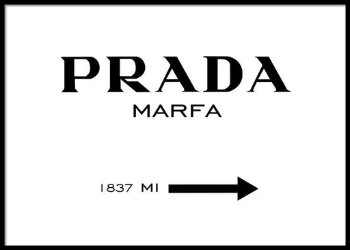 Prada Marfa Poster