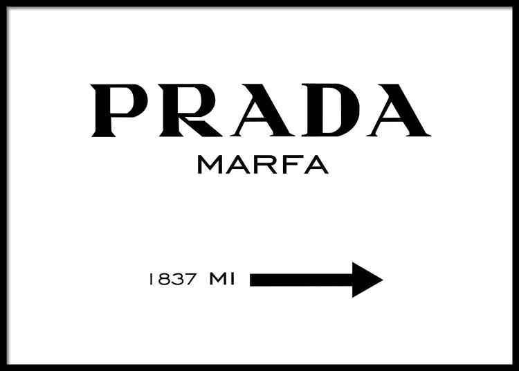 Prada Marfa Poster