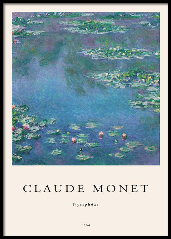Monet - Nymphéas Poster