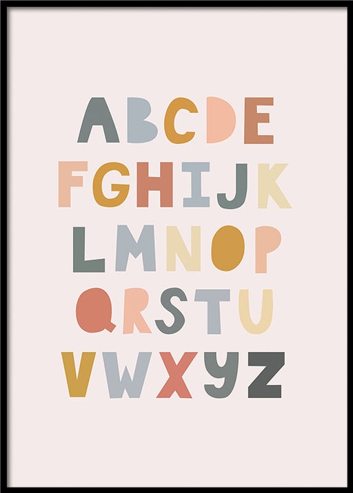 Alphabet Poster