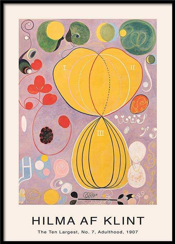 Hilma af Klint - The Ten Largest No.7 Adulthood Poster