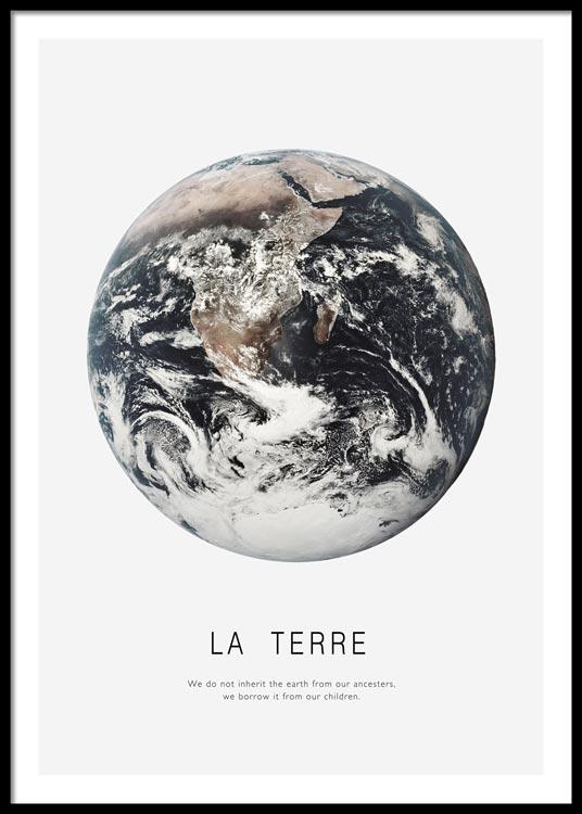 La Terre Affiche