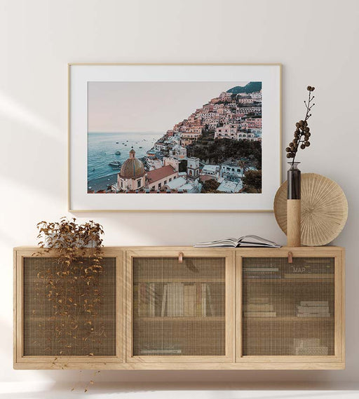 Bord de mer d'Amalfi Affiche