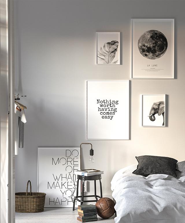 Elephant Portrait Poster