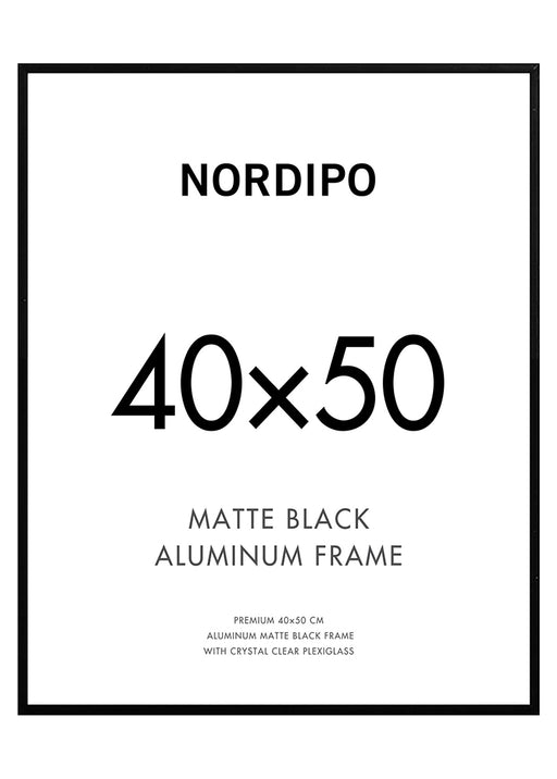 Black Picture Frame 40x50cm
