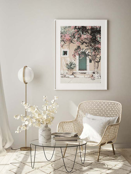 Maison florale Affiche