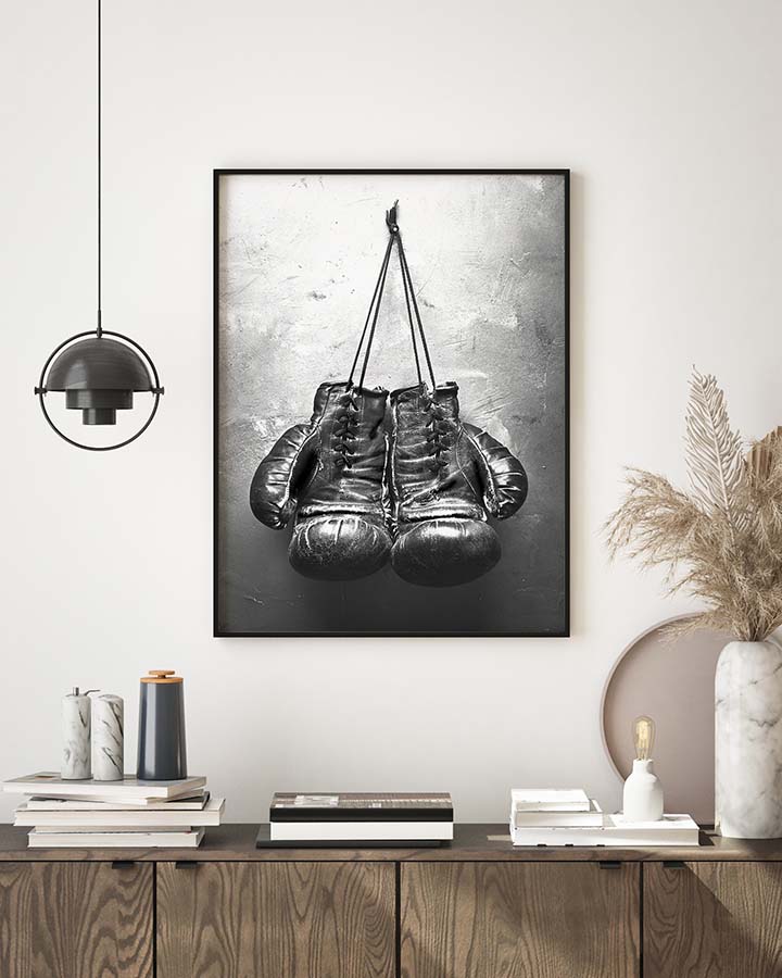 Gants de boxe Affiche