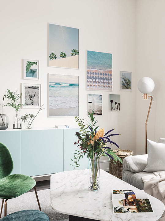 California Palm Trees Poster