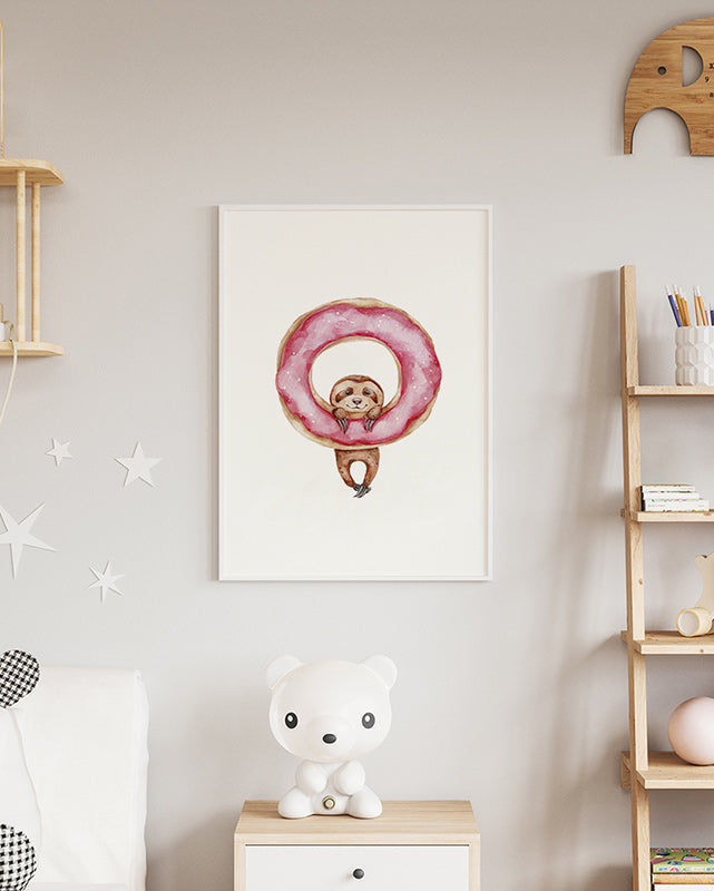 Chilling Sloth Poster