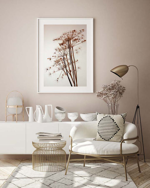 Fleurs séchées Affiche