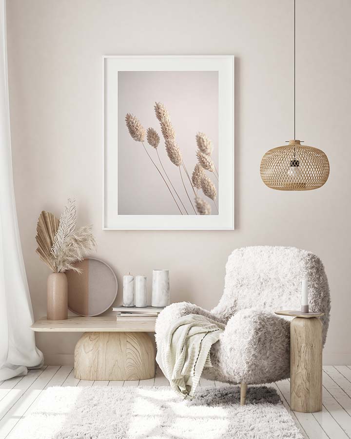 Dried Grass Poster