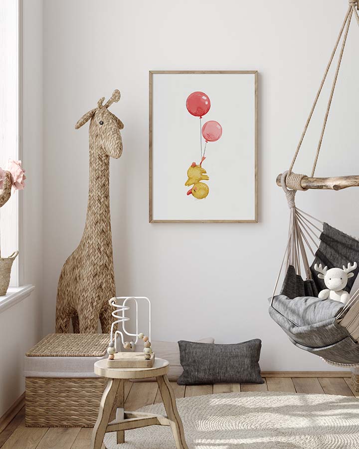 Fliegendes Entlein Poster