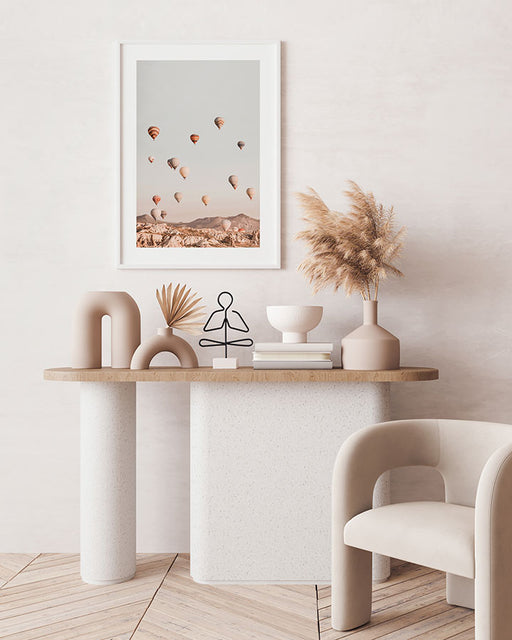 Ballons à air chaud Affiche