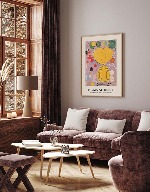 Hilma af Klint - The Ten Largest No.7 Adulthood Poster