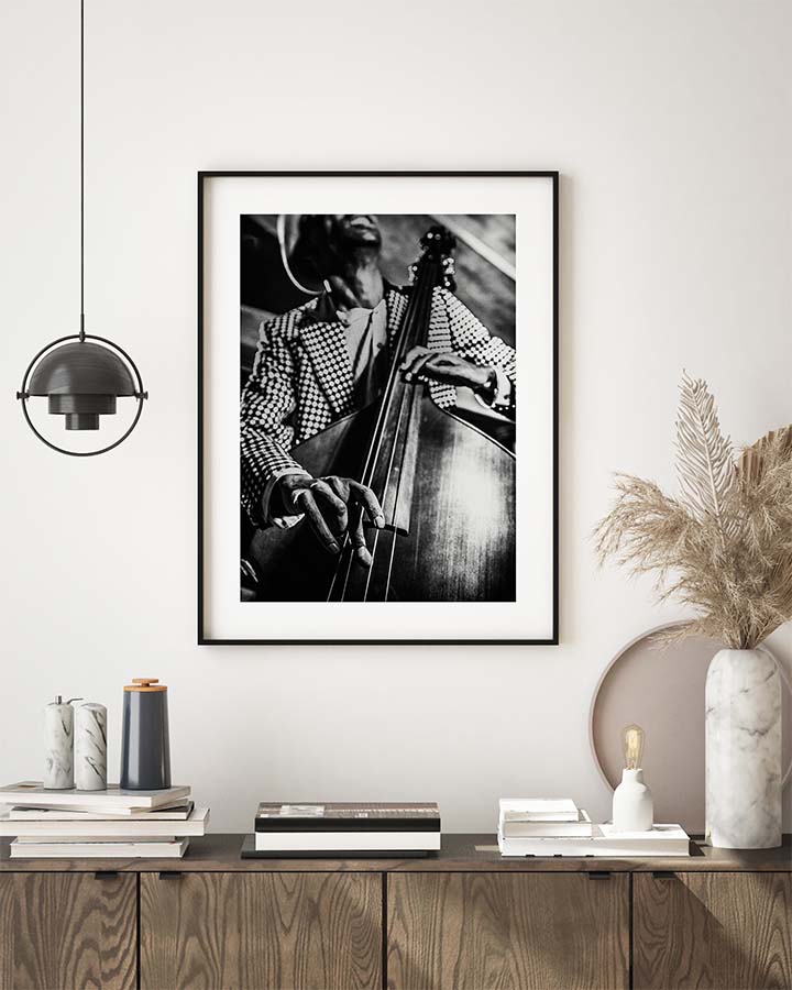 Jazzbassist Poster