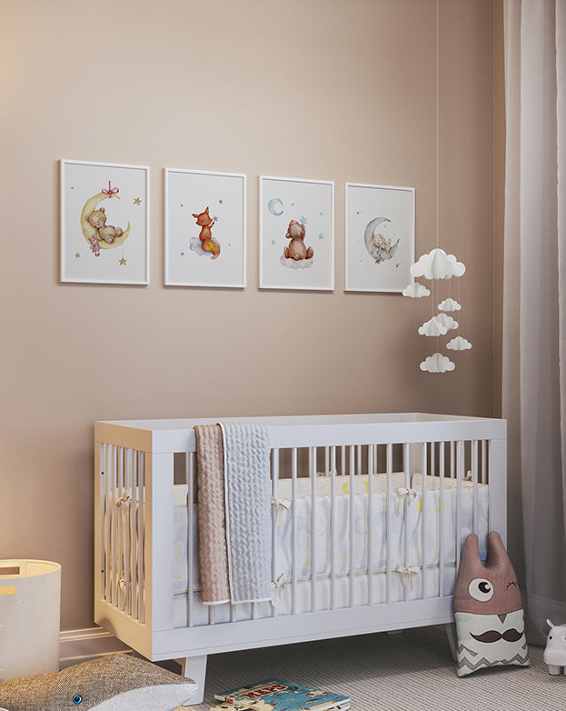 Schlafender Hase Poster