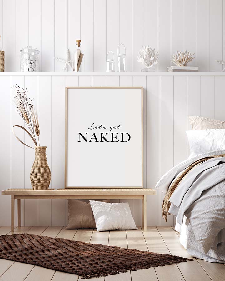 Let's Get Naked Affiche