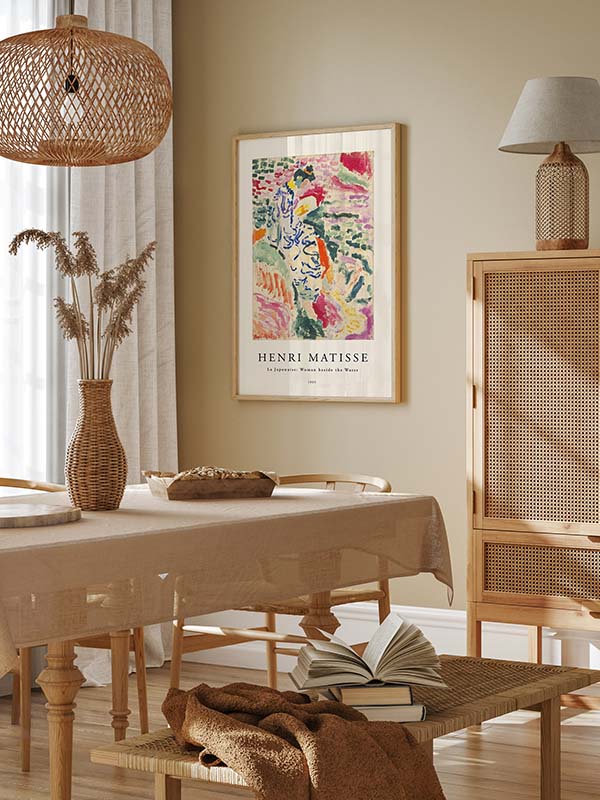 Matisse - La Japonaise: Woman beside the Water Poster