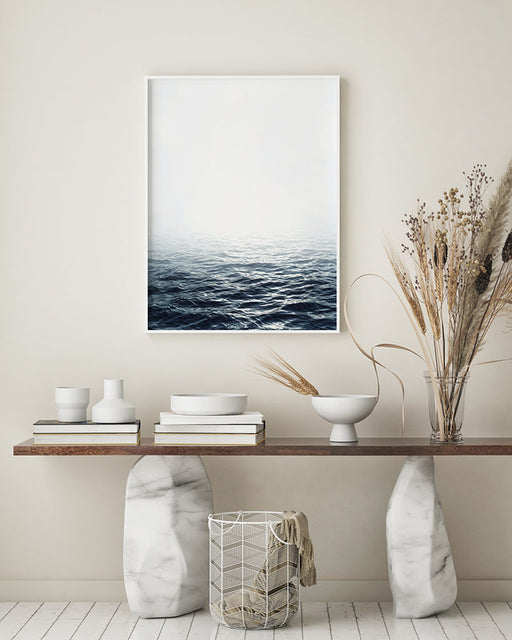Misty Ocean Poster