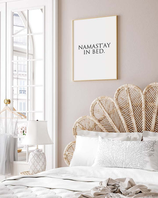 Namast'ay In Bed Poster