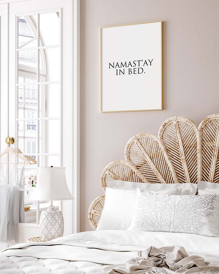 Namast'ay In Bed Affiche