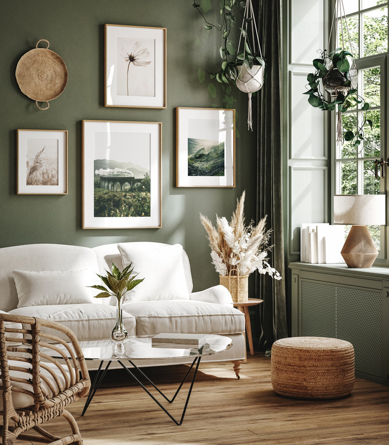 Train écossais Affiche