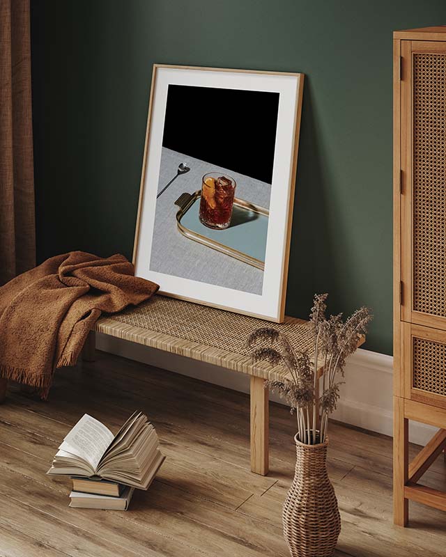 Cocktail Negroni Affiche