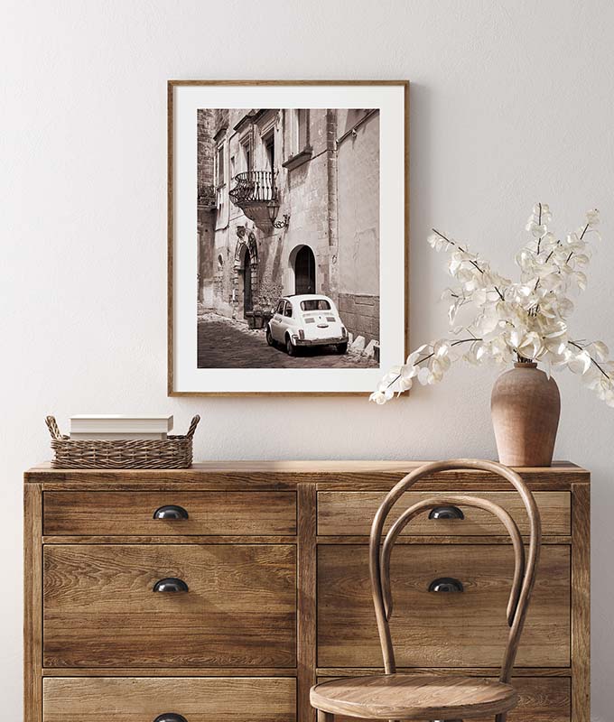 Vieille ville italienne Affiche