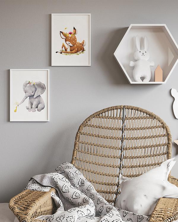 Elefant & Entlein Poster