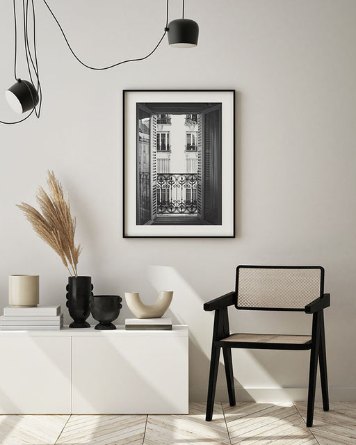 Paris Window Poster