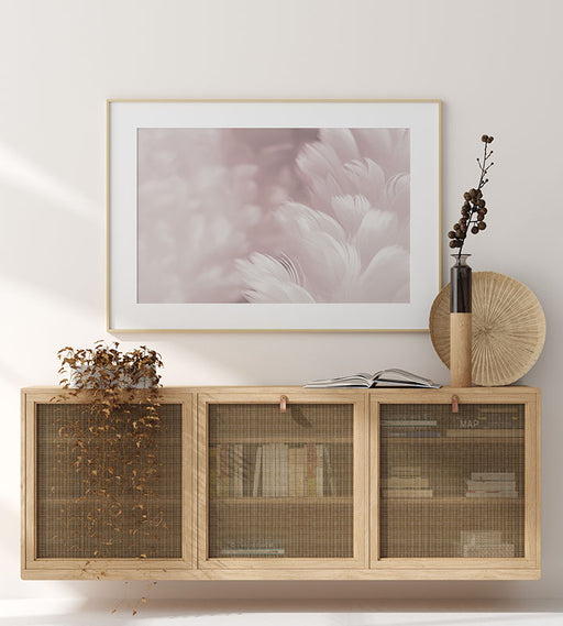 Pink Feathers Poster